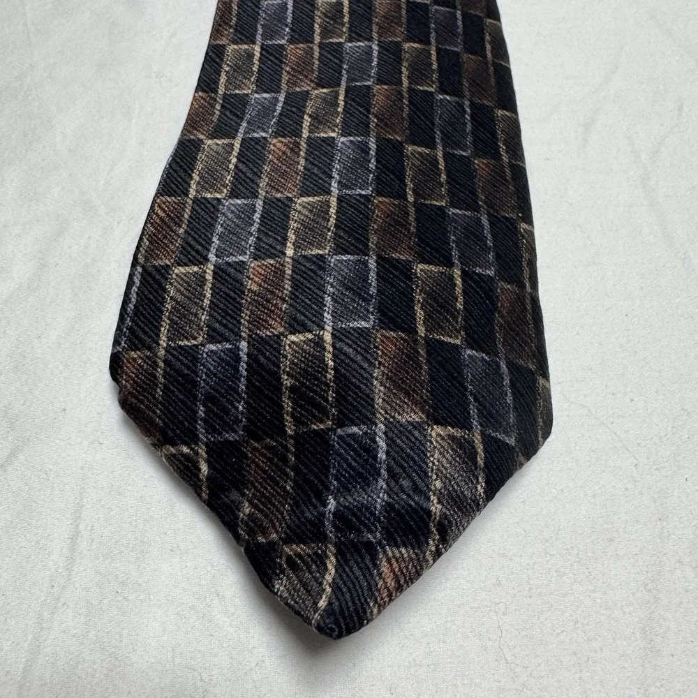 Sabatini Men's Copper Multicolor 100% Silk Tie
